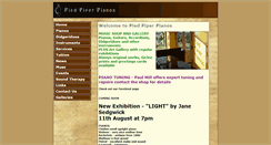 Desktop Screenshot of pied-piper-pianos.co.uk
