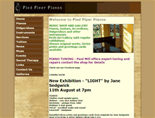 Tablet Screenshot of pied-piper-pianos.co.uk